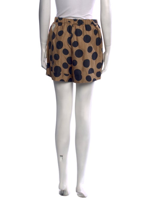 Max Mara Polka Dot Print Mini Shorts