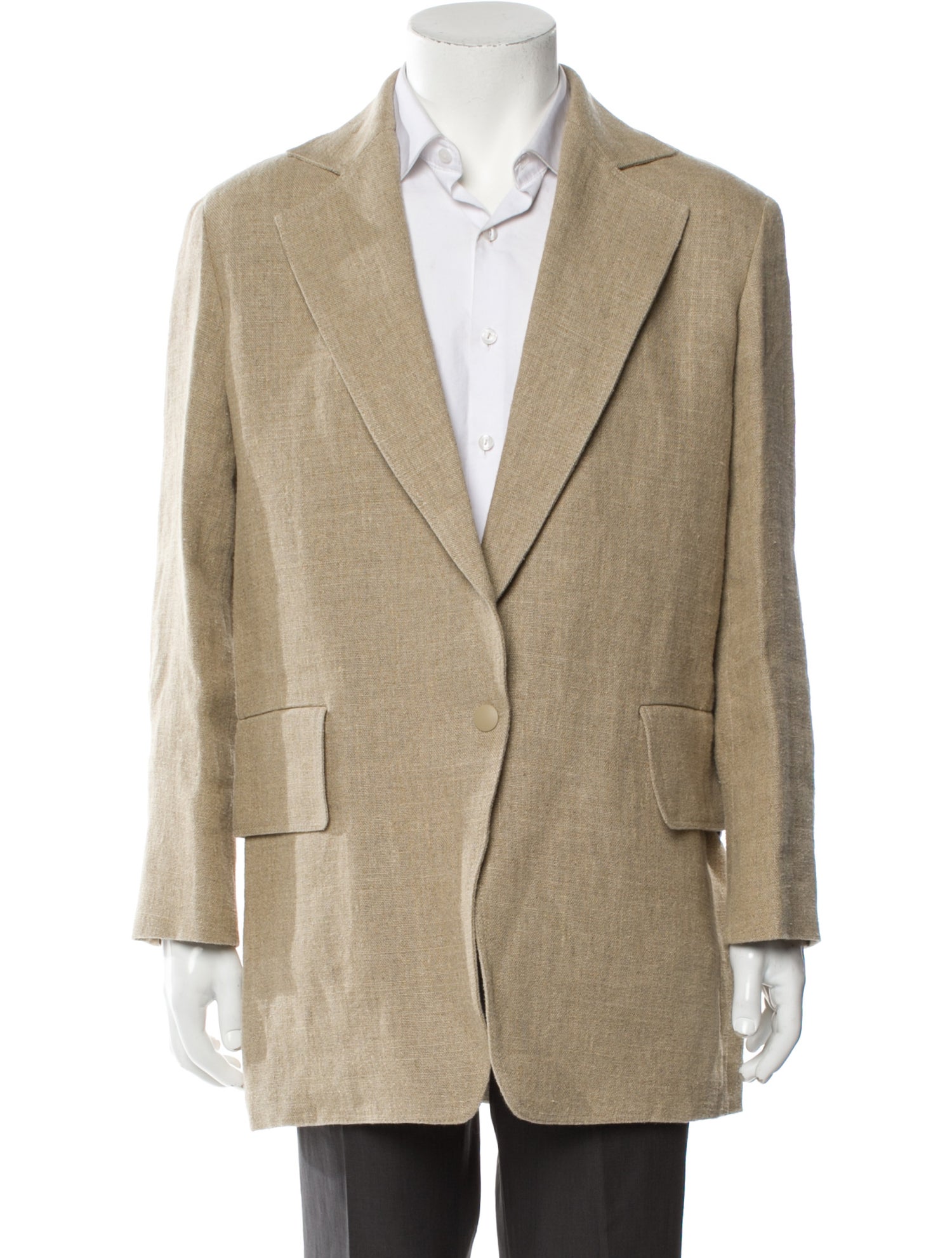 Max Mara Linen Tweed Pattern Blazer w/ Tags