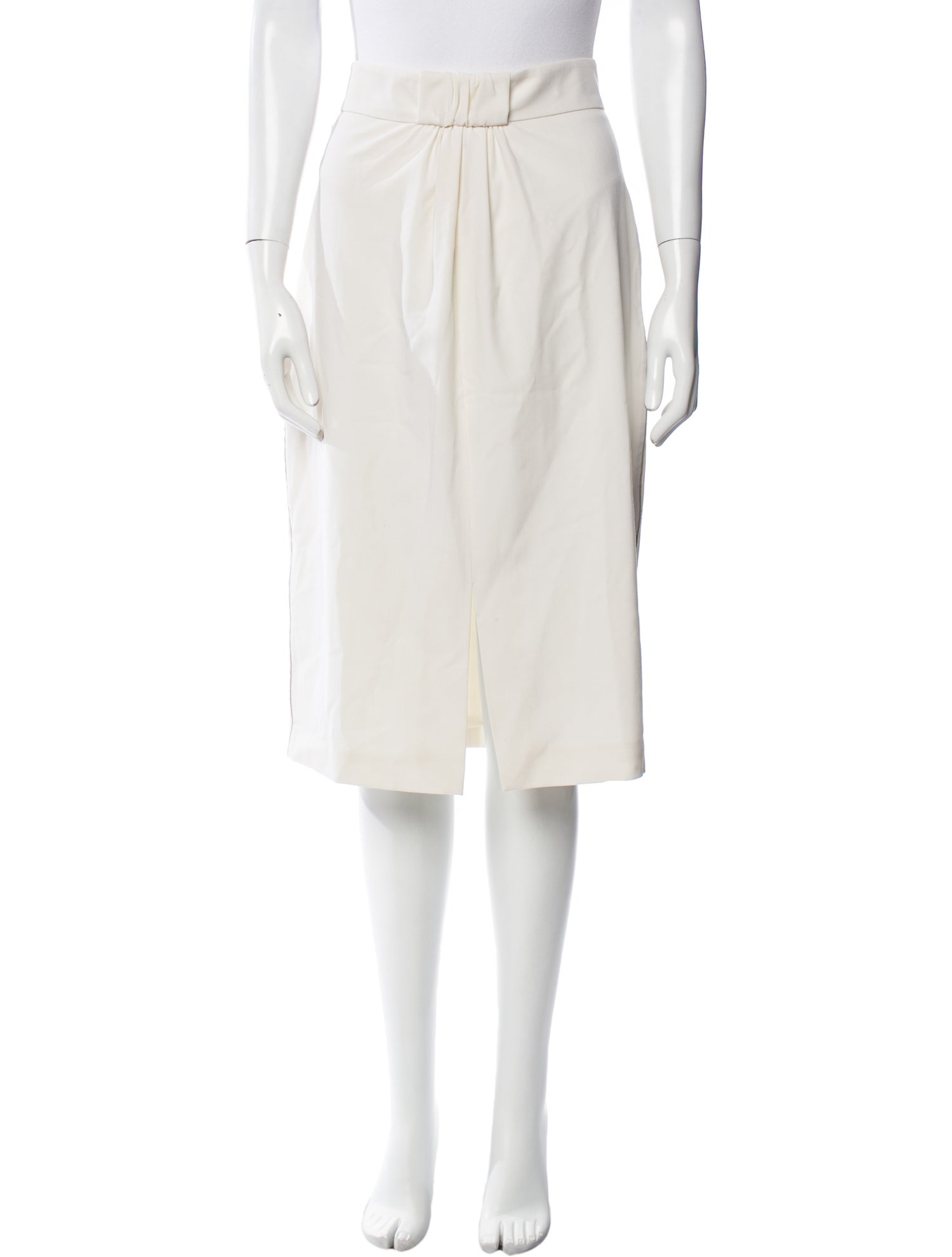 Max Mara Virgin Wool Knee-Length Skirt