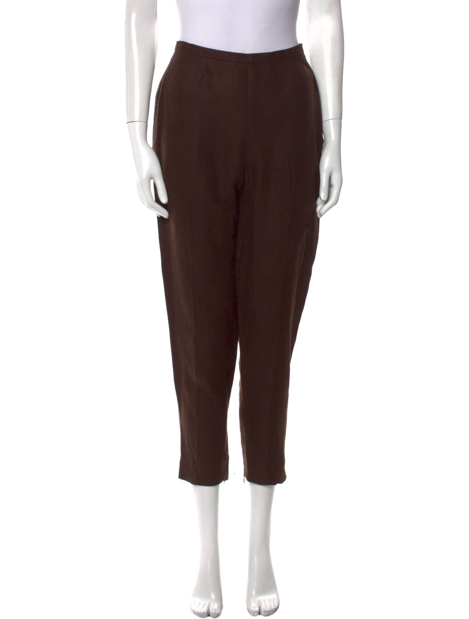 Max Mara Linen Straight Leg Pants