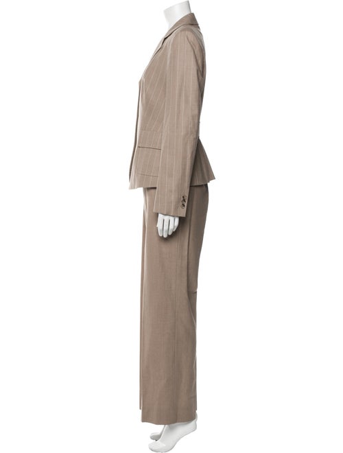 Max Mara Virgin Wool Striped Pantsuit