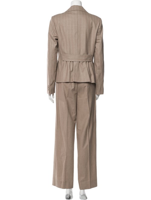 Max Mara Virgin Wool Striped Pantsuit