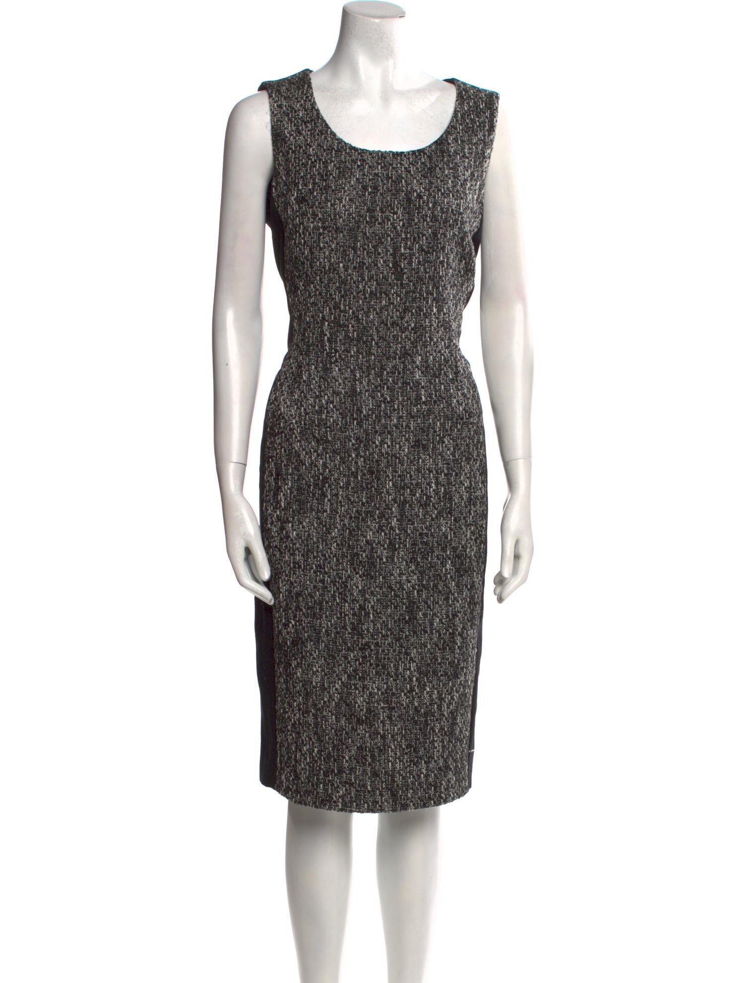 Max Mara Scoop Neck Knee-Length Dress