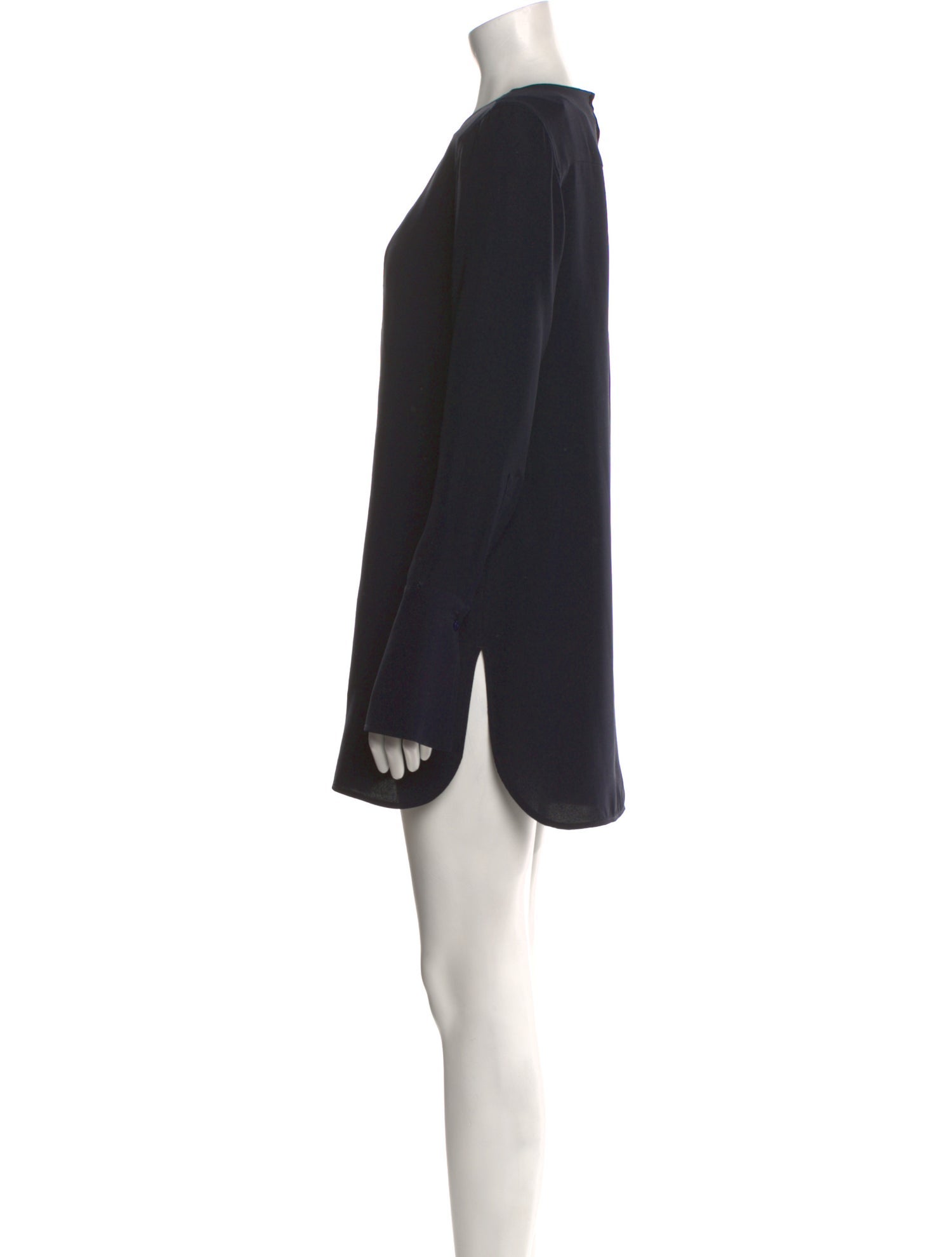 Max Mara Silk Crew Neck Tunic