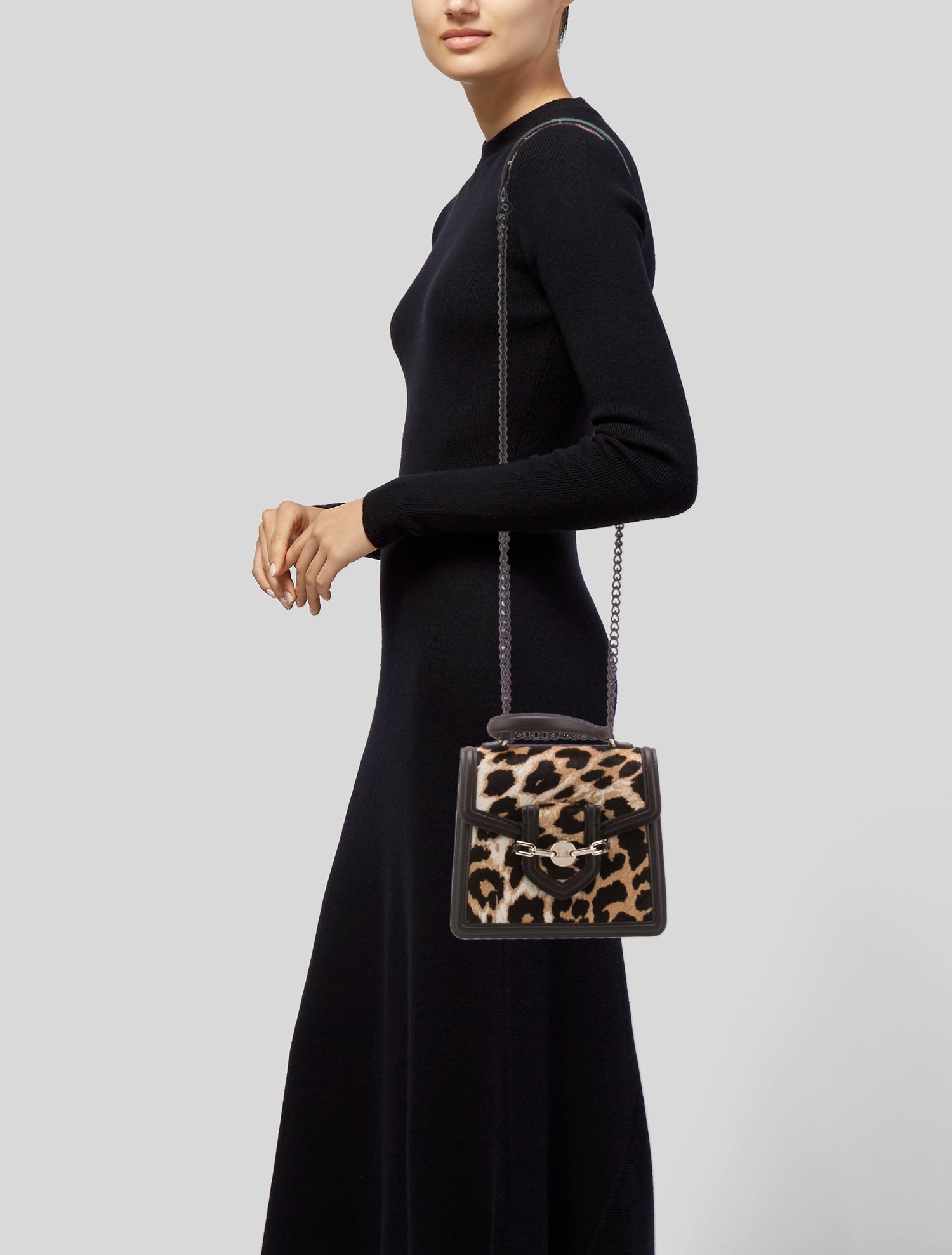 Max Mara Ponyhair Top Handle Bag