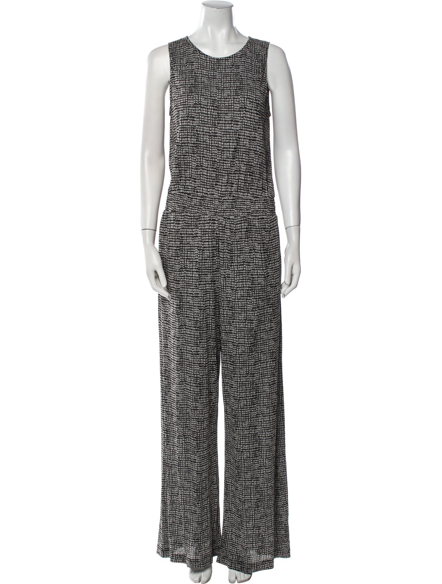 Max Mara Printed Scoop Neck Jumpsuit