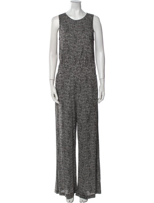 Max Mara Printed Scoop Neck Jumpsuit