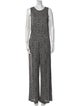 Max Mara Printed Scoop Neck Jumpsuit