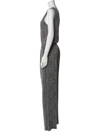 Max Mara Printed Scoop Neck Jumpsuit