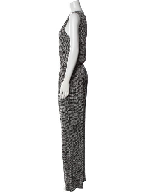 Max Mara Printed Scoop Neck Jumpsuit