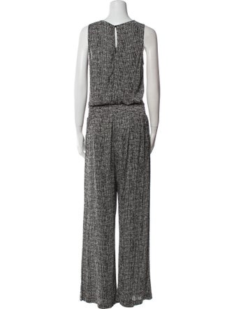 Max Mara Printed Scoop Neck Jumpsuit