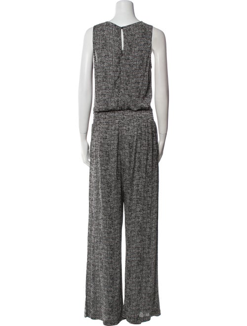 Max Mara Printed Scoop Neck Jumpsuit