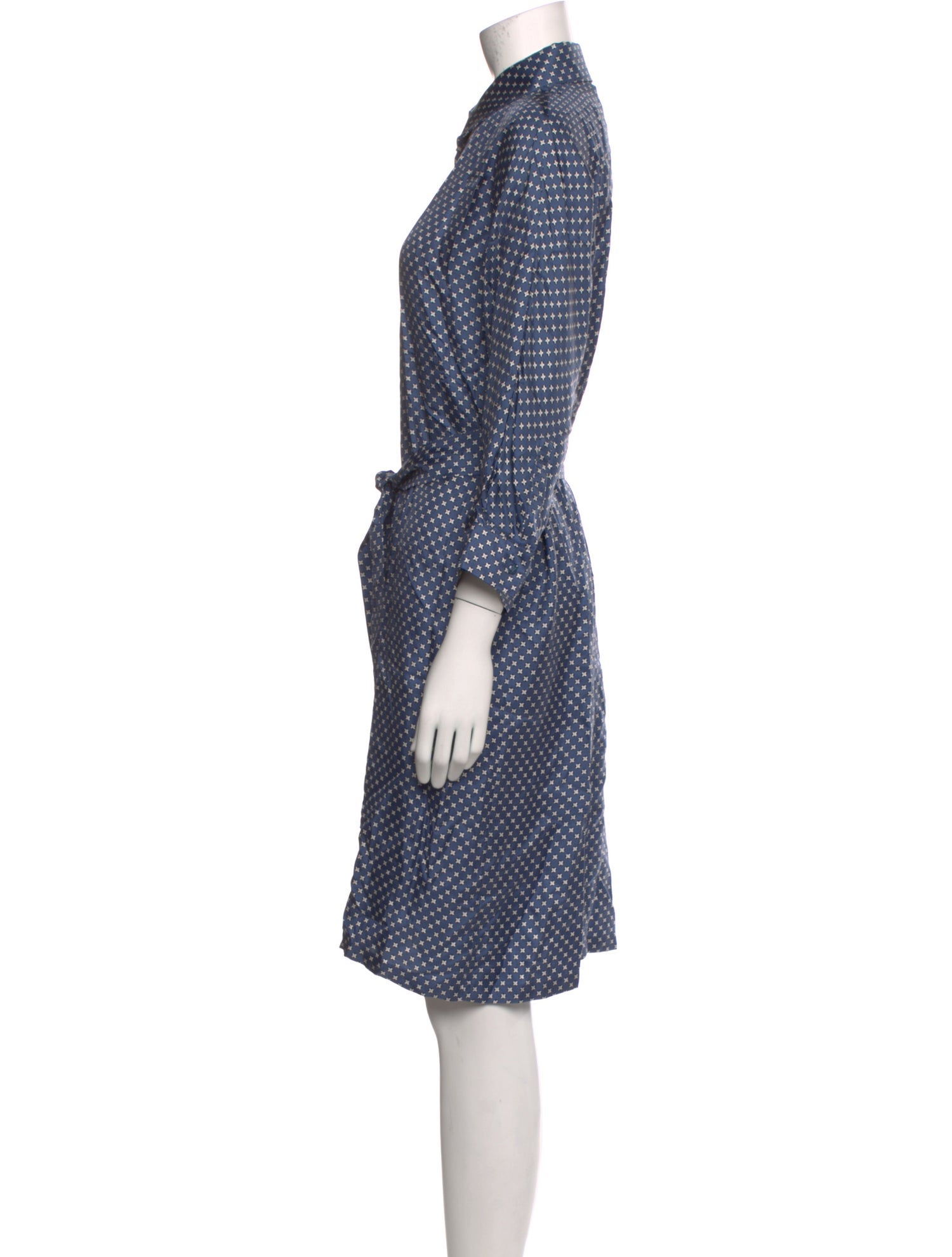 Max Mara Silk Knee-Length Dress