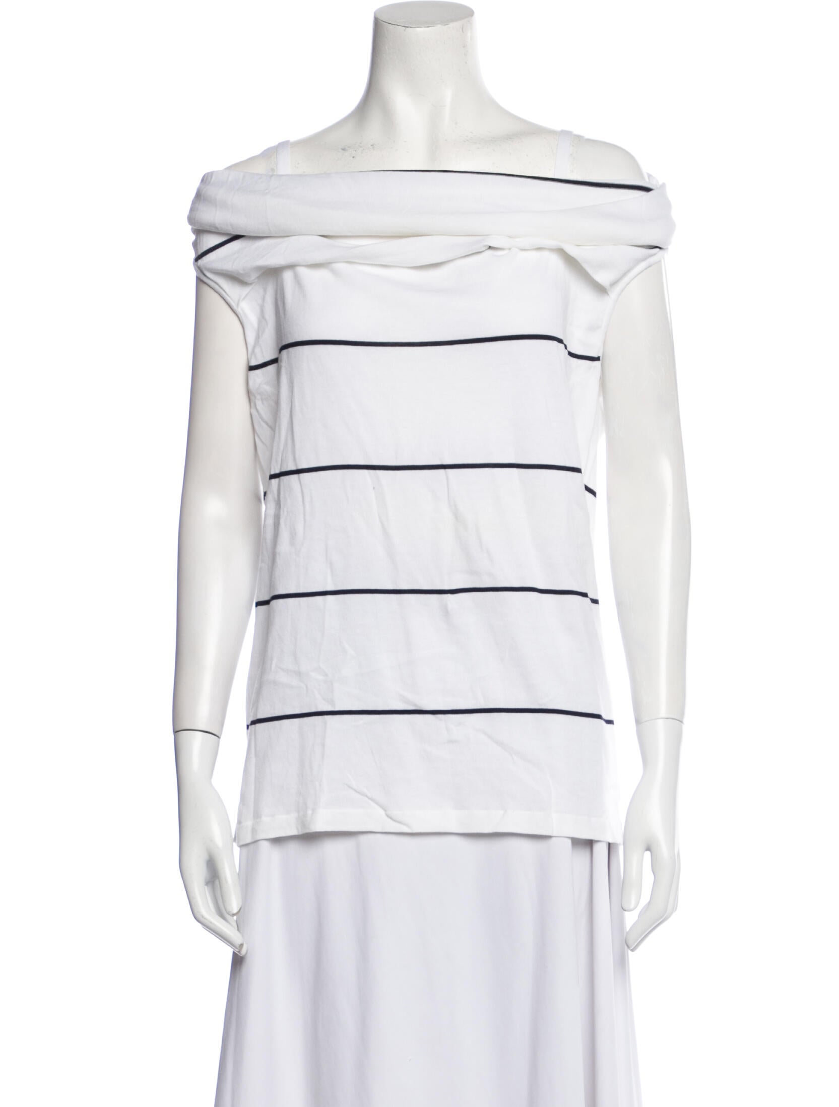 Max Mara Square Neckline Short Sleeve Top