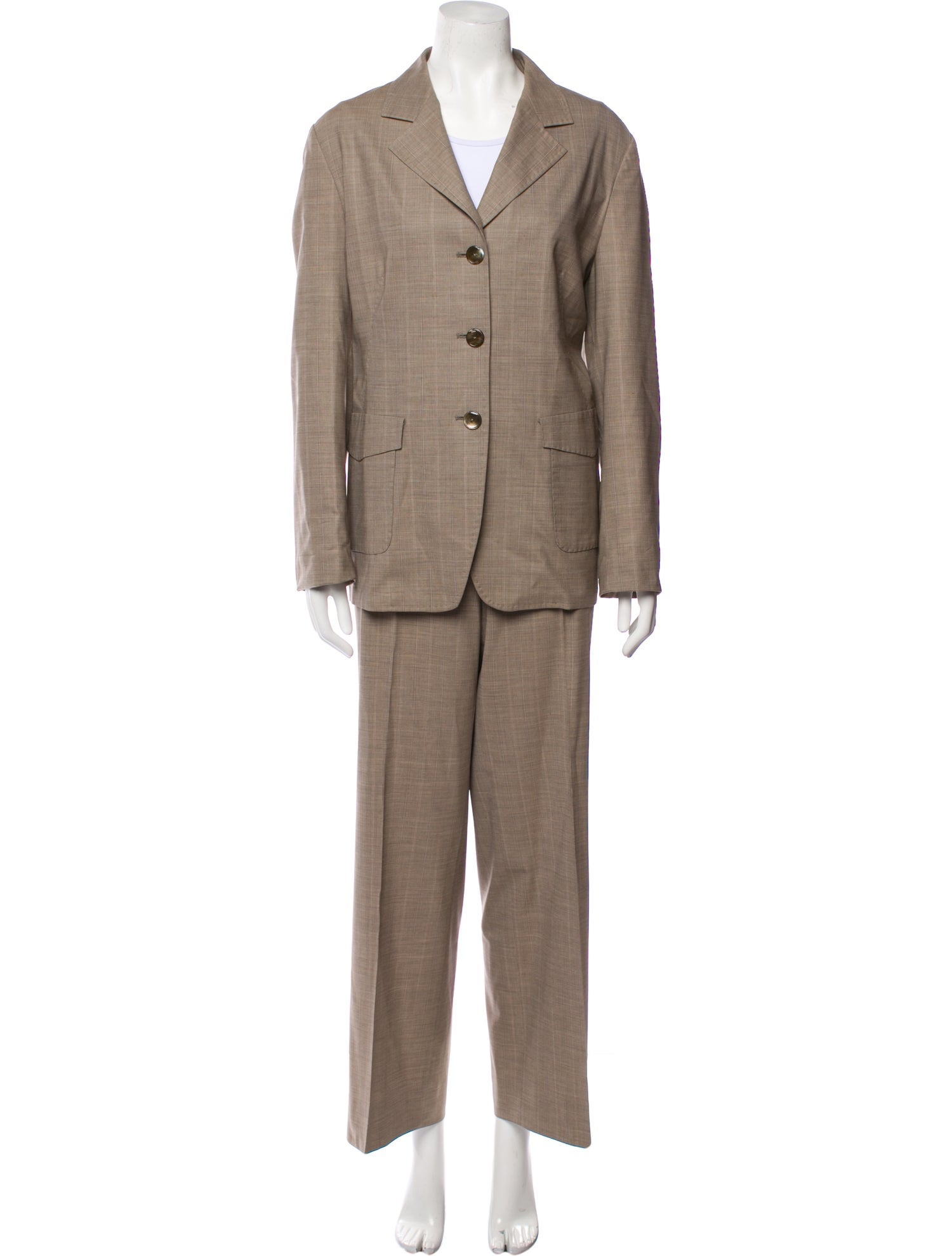Max Mara Virgin Wool Pantsuit