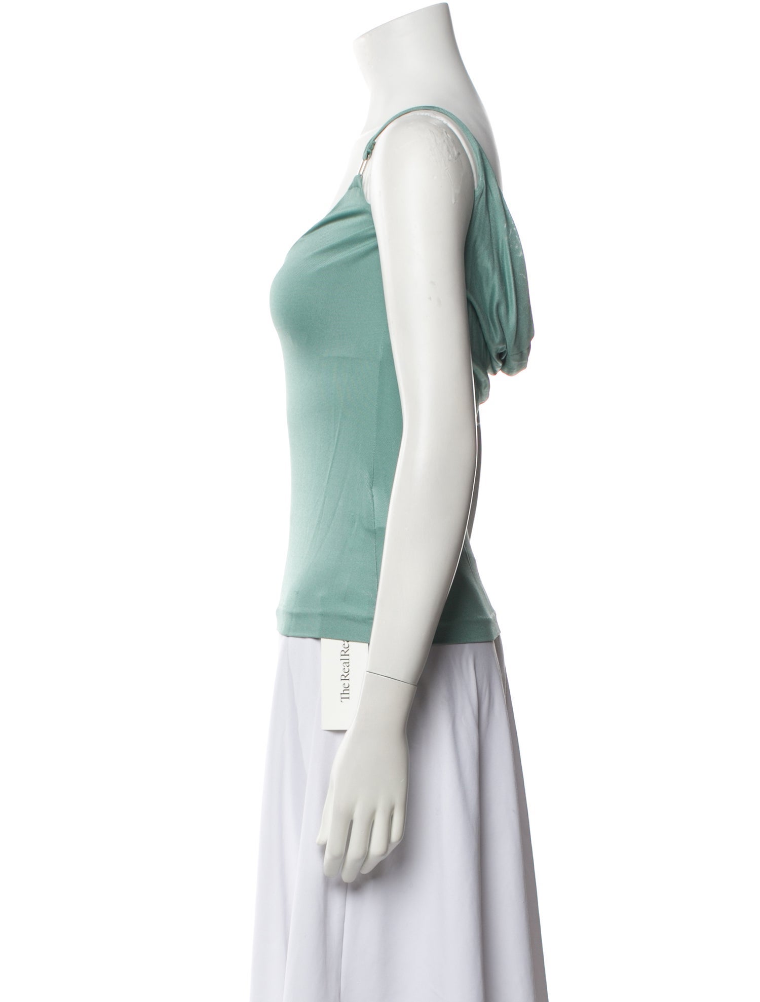 Max Mara Silk V-Neck Top