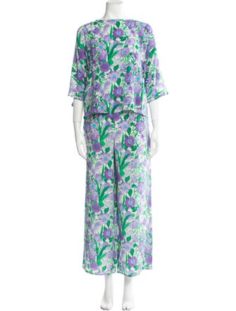 Max Mara Printed Pantsuit