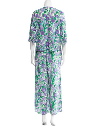 Max Mara Printed Pantsuit