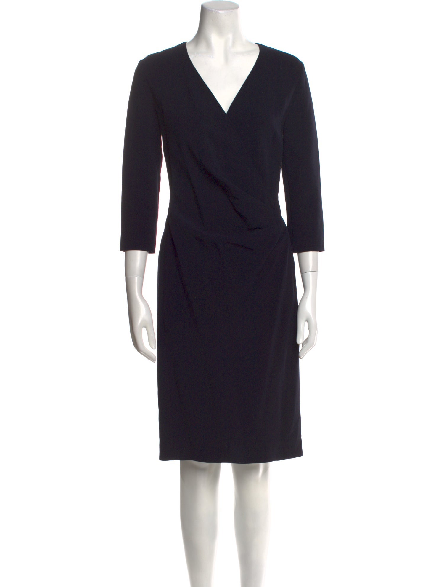 Max Mara Virgin Wool Midi Length Dress