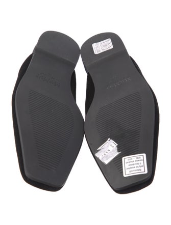 Max Mara Velvet Mules