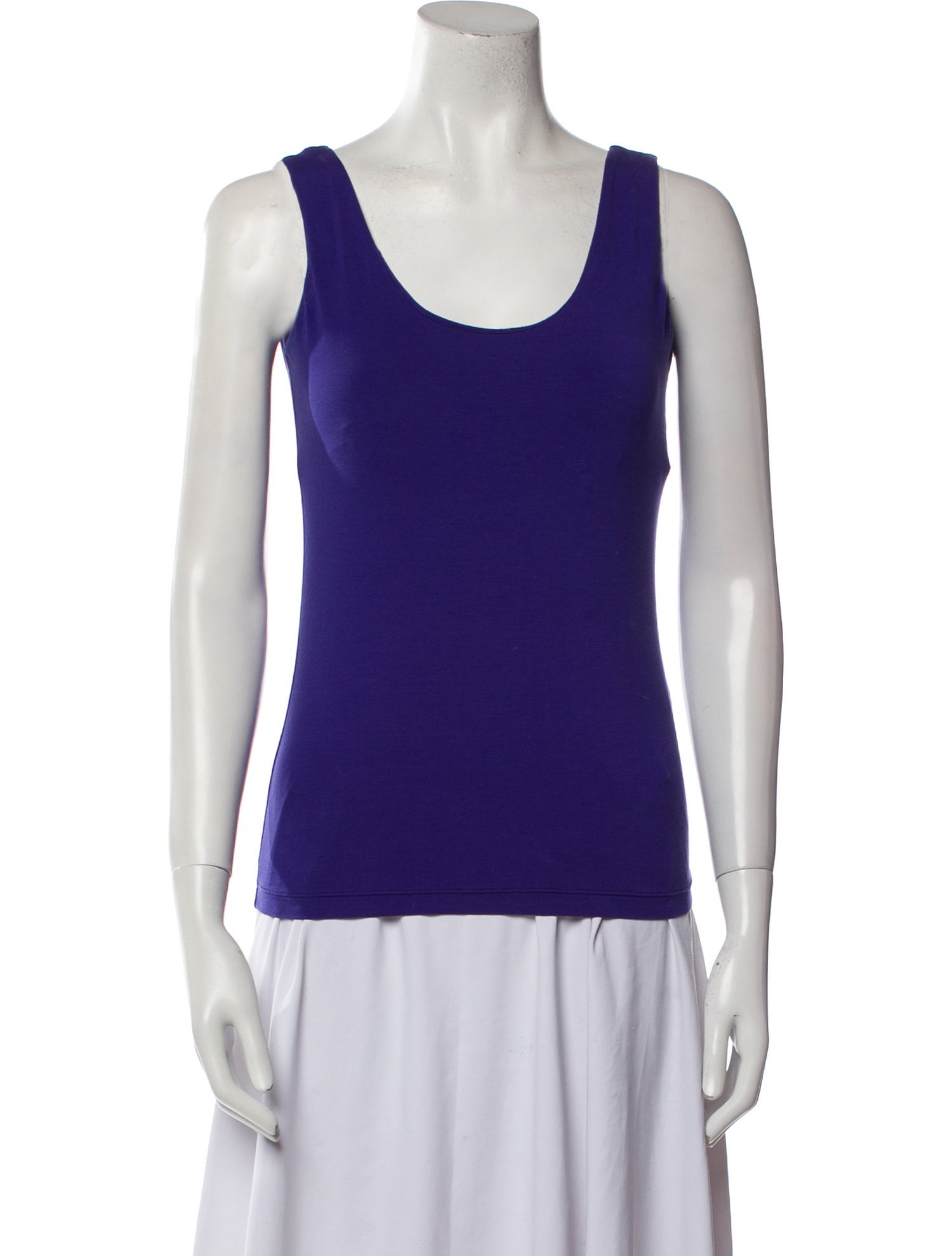 Max Mara Scoop Neck Sleeveless Top