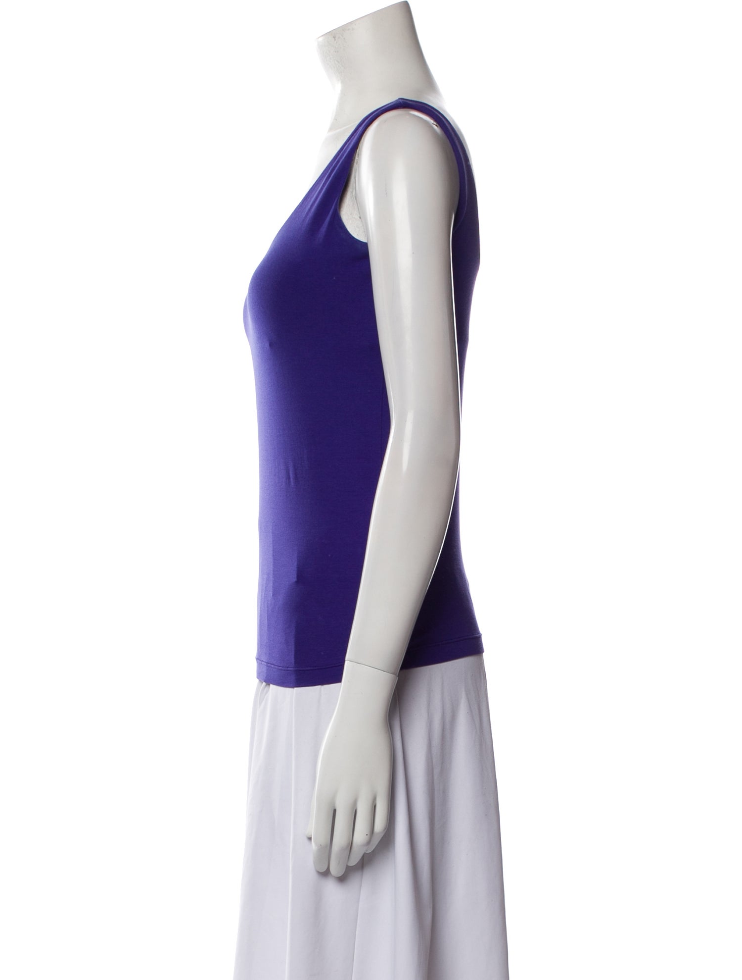 Max Mara Scoop Neck Sleeveless Top