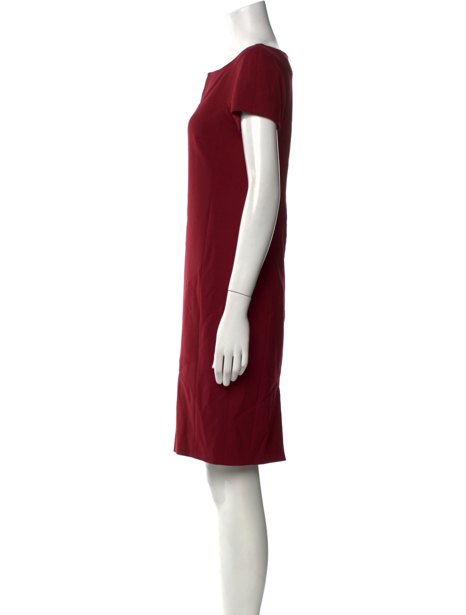 Max Mara Bateau Neckline Mini Dress