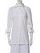 Max Mara Three-Quarter Sleeve Button-Up Top