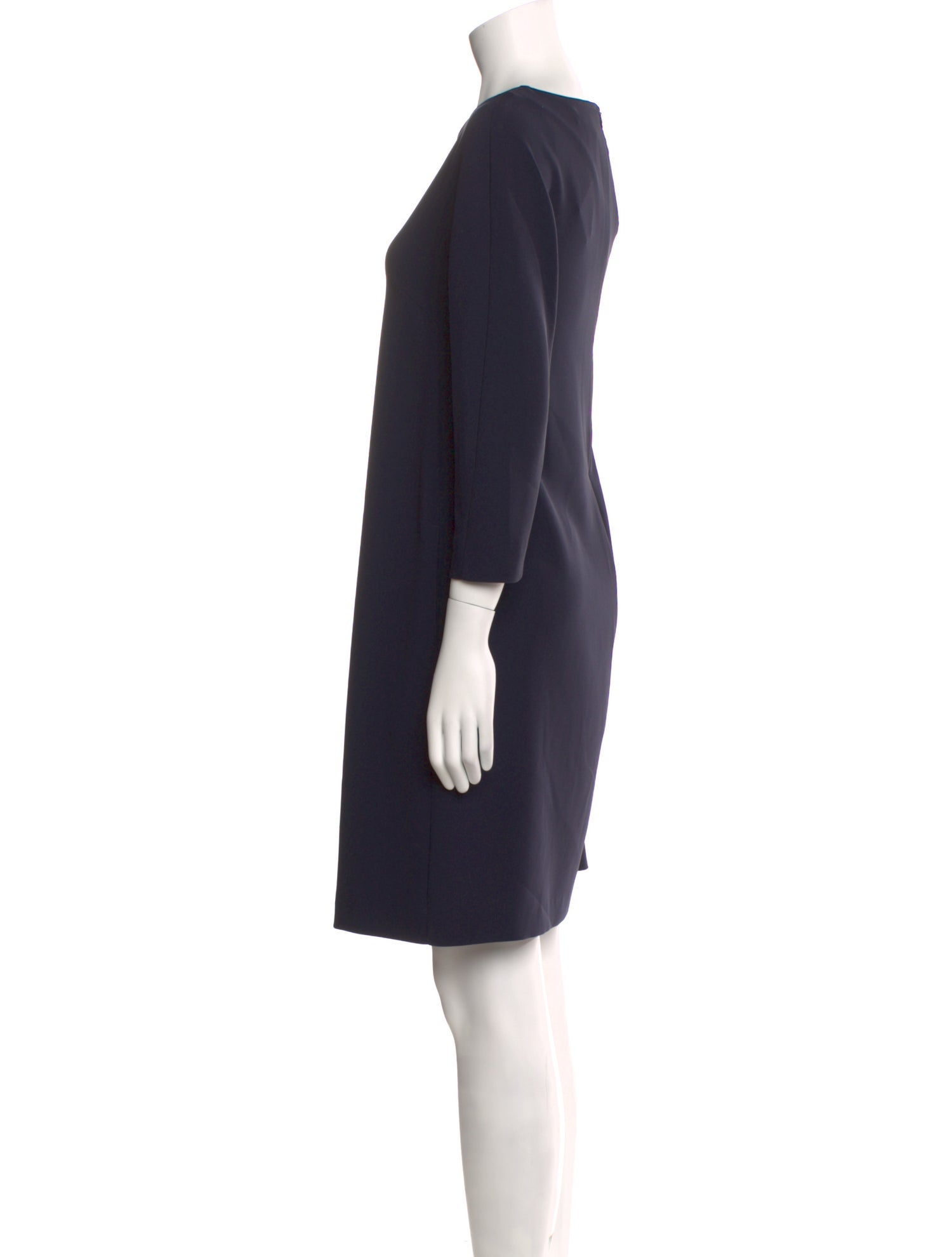 Max Mara Bateau Neckline Knee-Length Dress