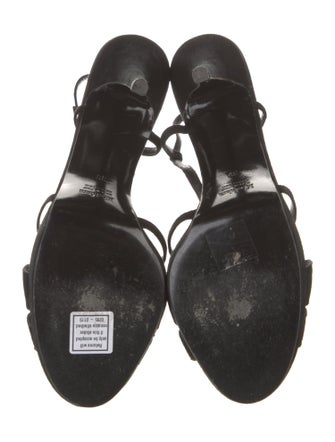 Max Mara Suede Slingback Sandals