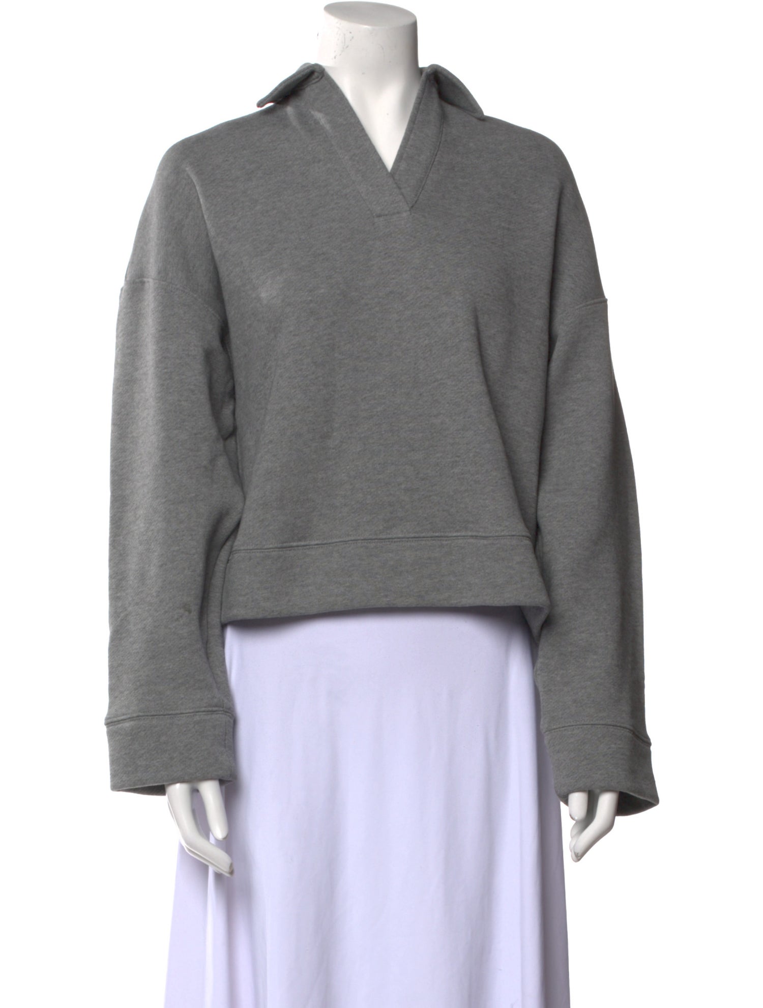 Max Mara Leisure V-Neck Long Sleeve Sweatshirt