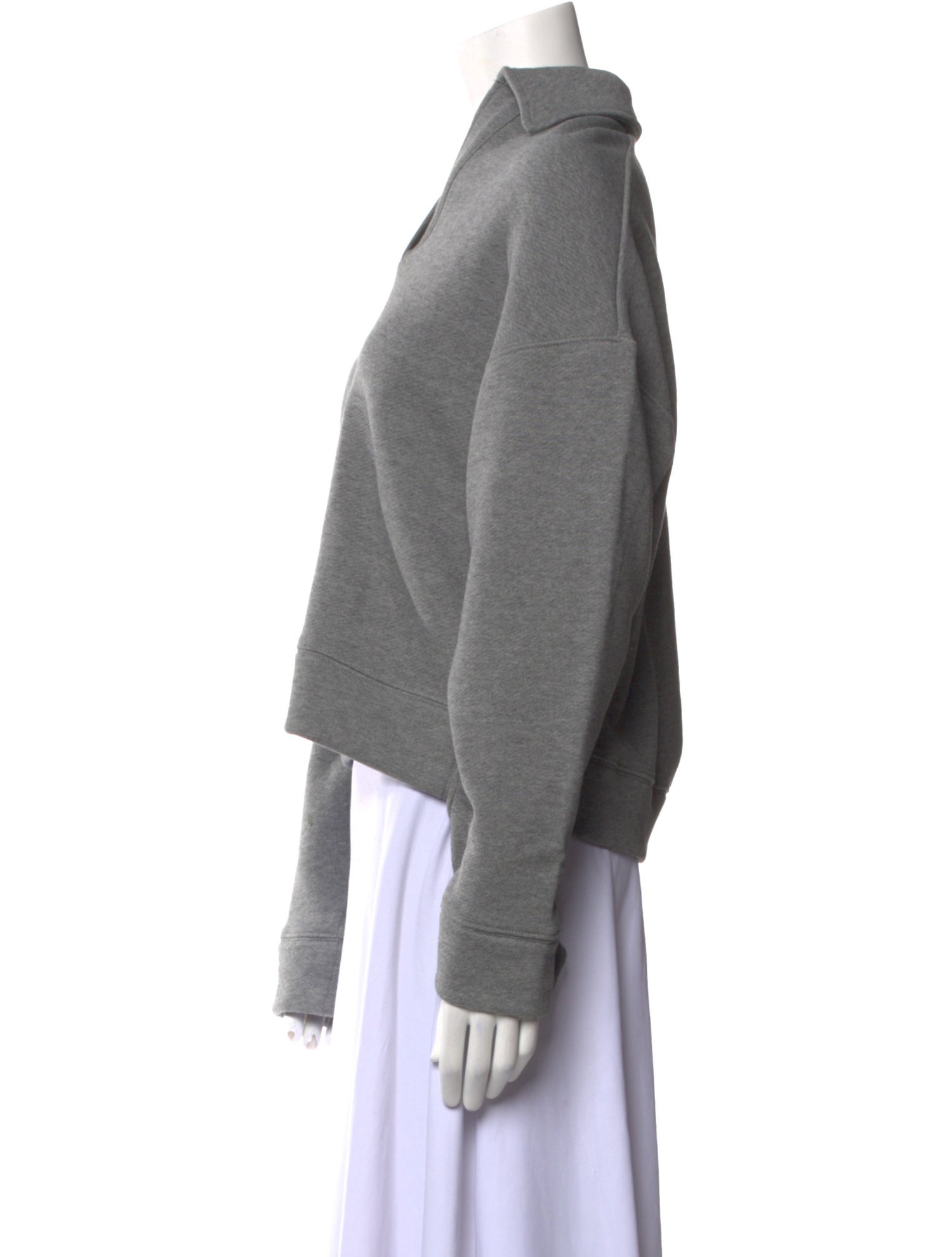 Max Mara Leisure V-Neck Long Sleeve Sweatshirt