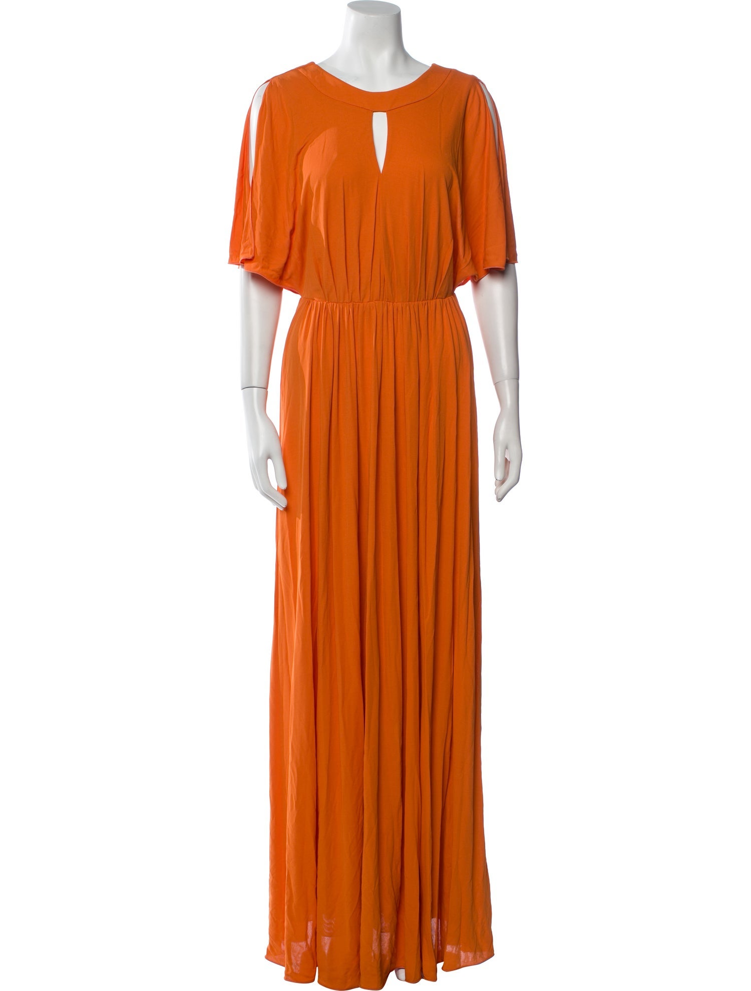 Max Mara Crew Neck Long Dress