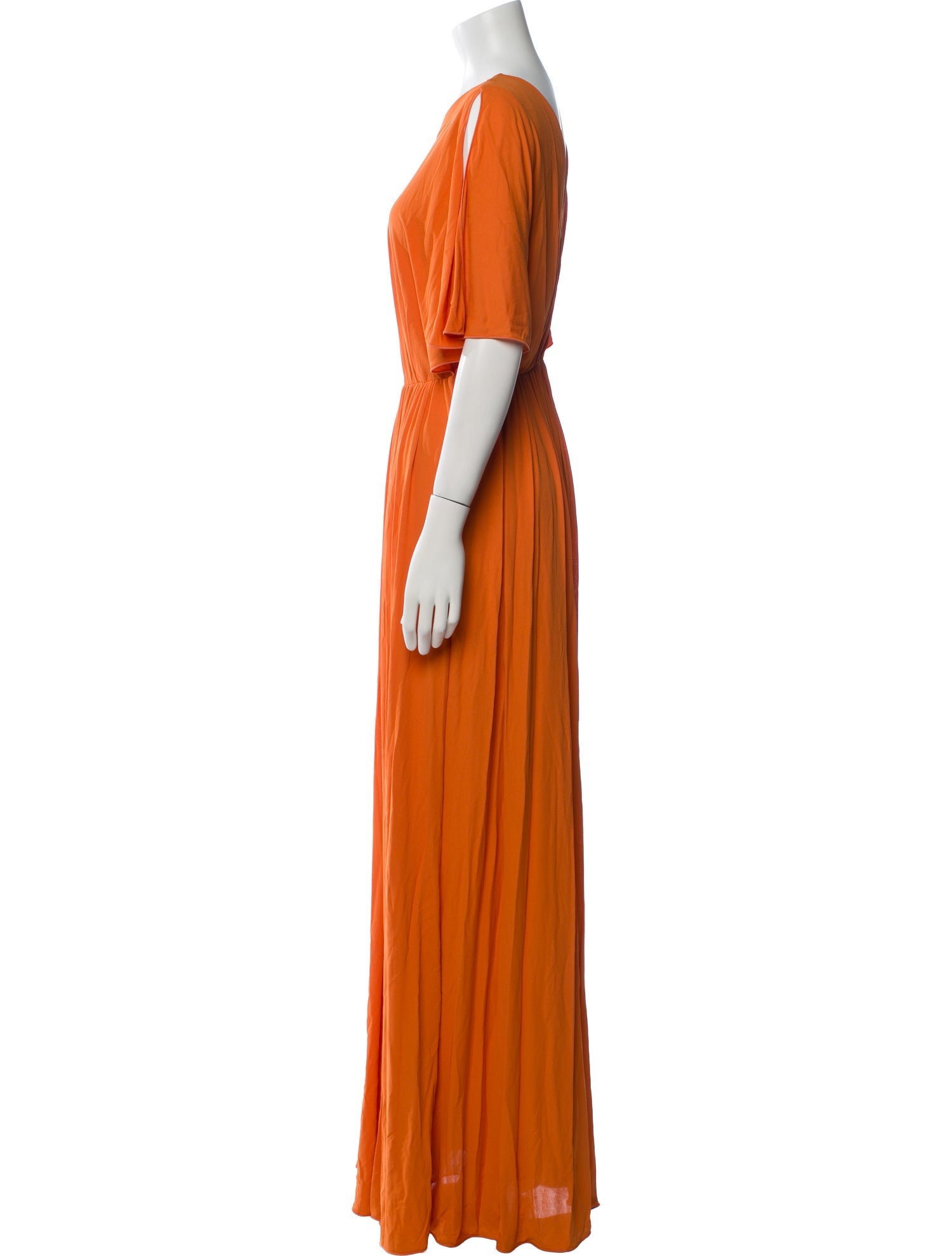 Max Mara Crew Neck Long Dress