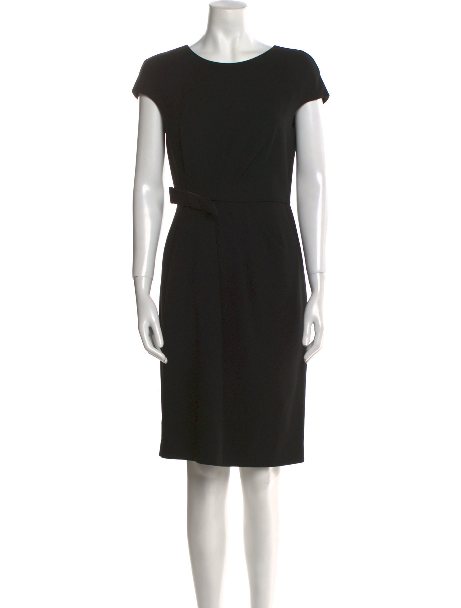 Max Mara Crew Neck Knee-Length Dress