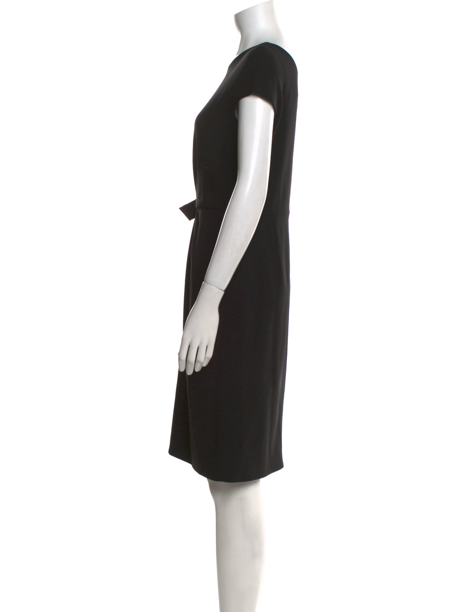 Max Mara Crew Neck Knee-Length Dress