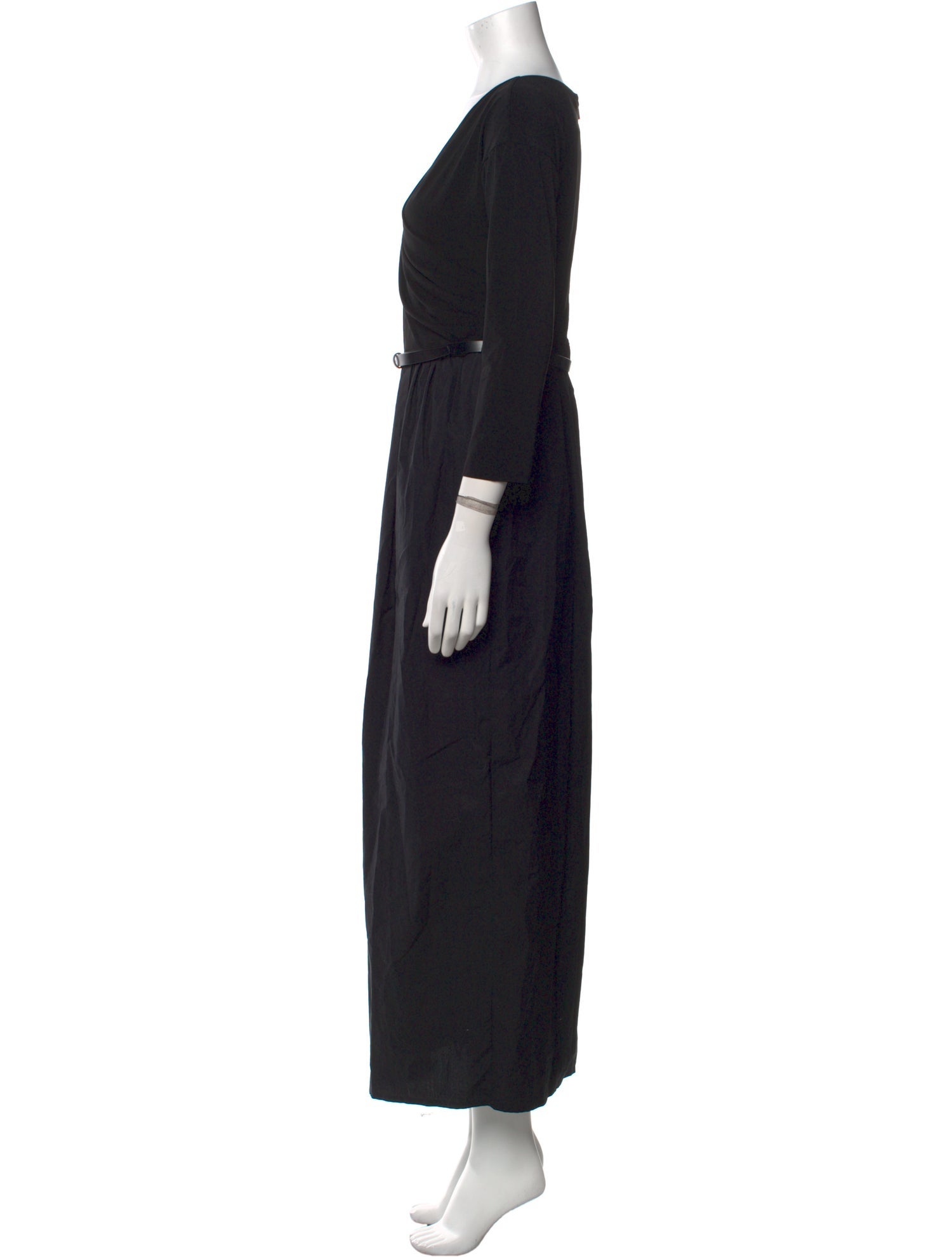 Max Mara V-Neck Long Dress