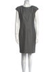 Max Mara Virgin Wool Knee-Length Dress