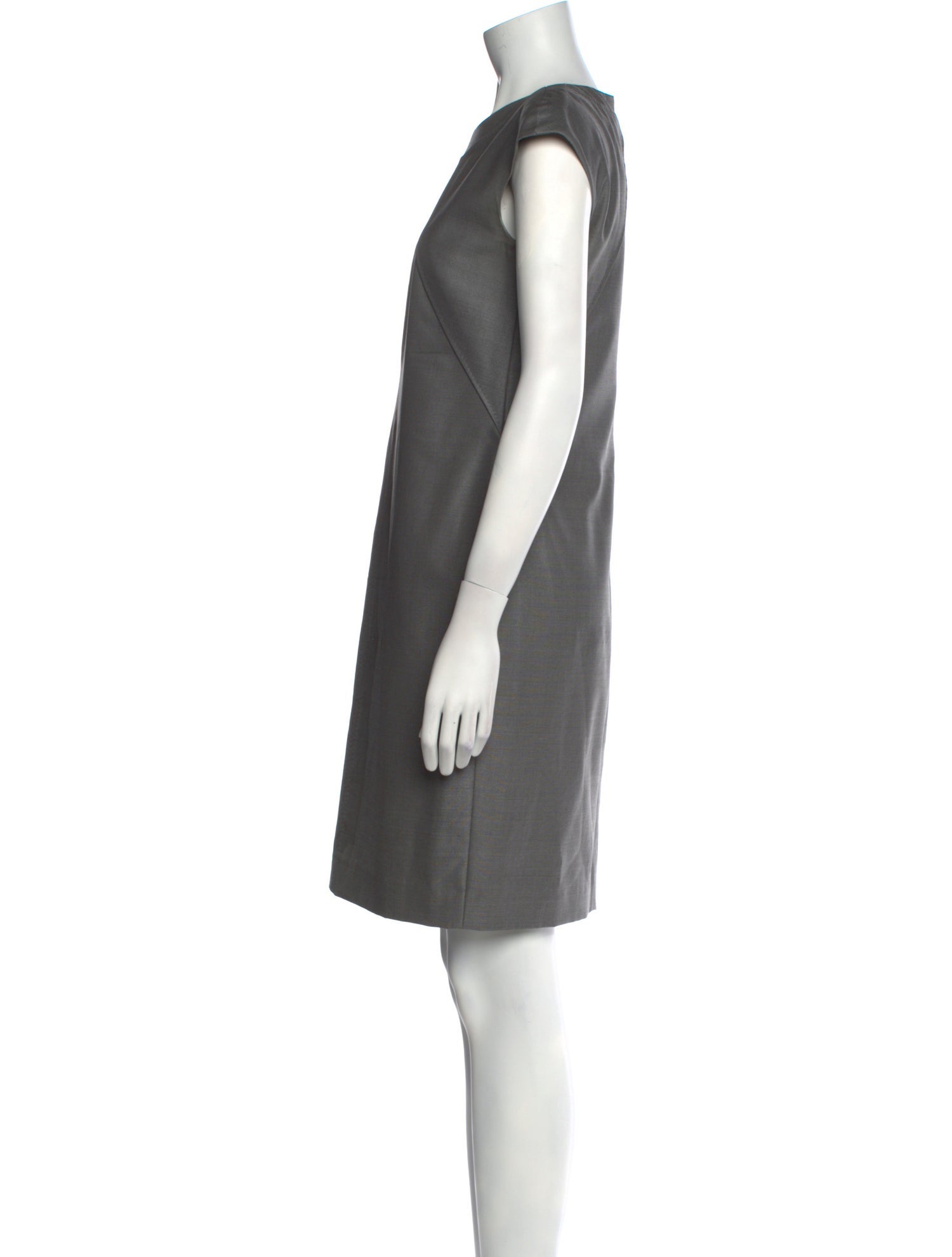 Max Mara Virgin Wool Knee-Length Dress