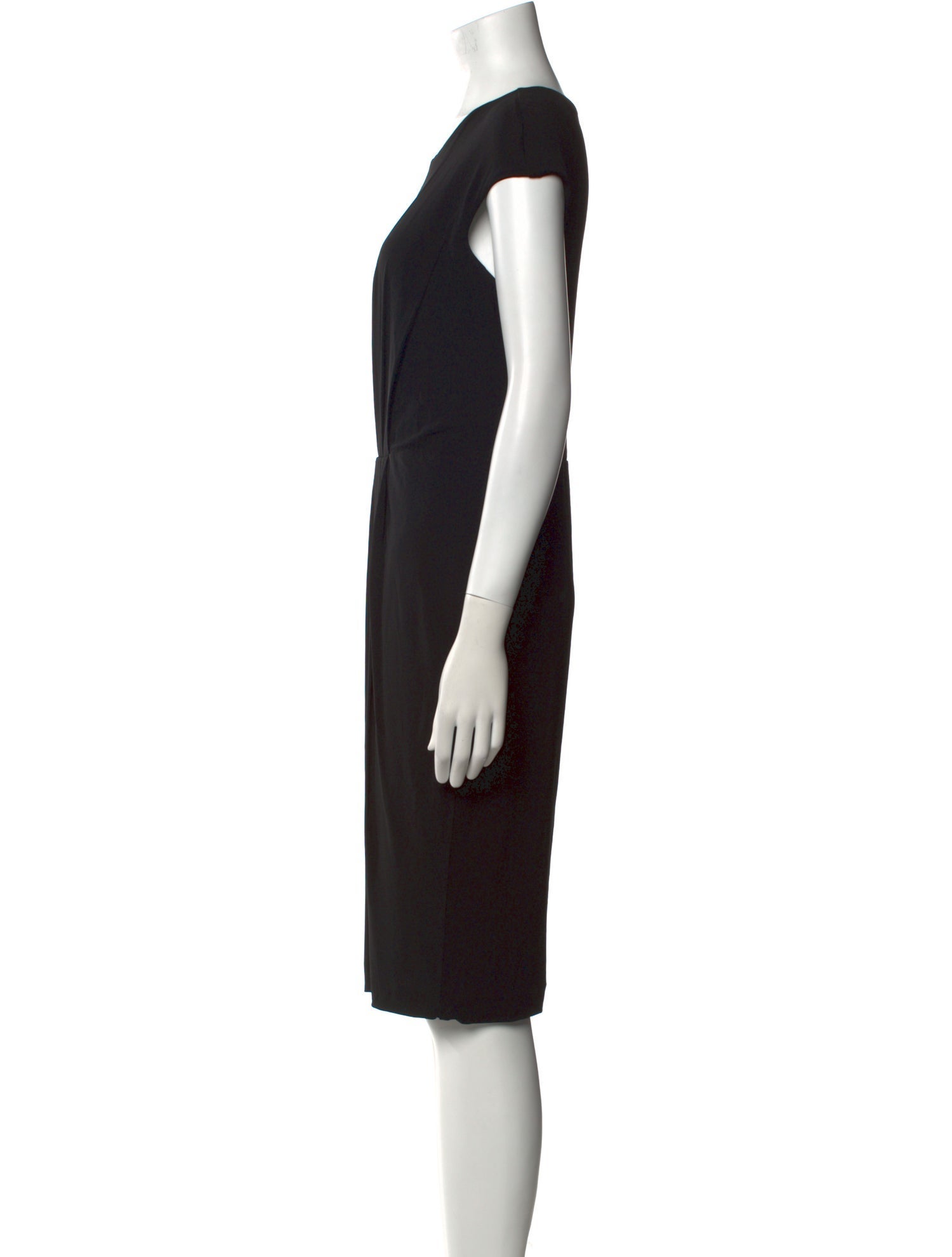 Max Mara Crew Neck Knee-Length Dress