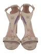 Max Mara Leather T-Strap Sandals