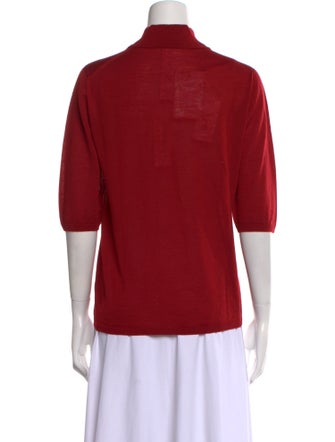 Max Mara Virgin Wool Turtleneck Top