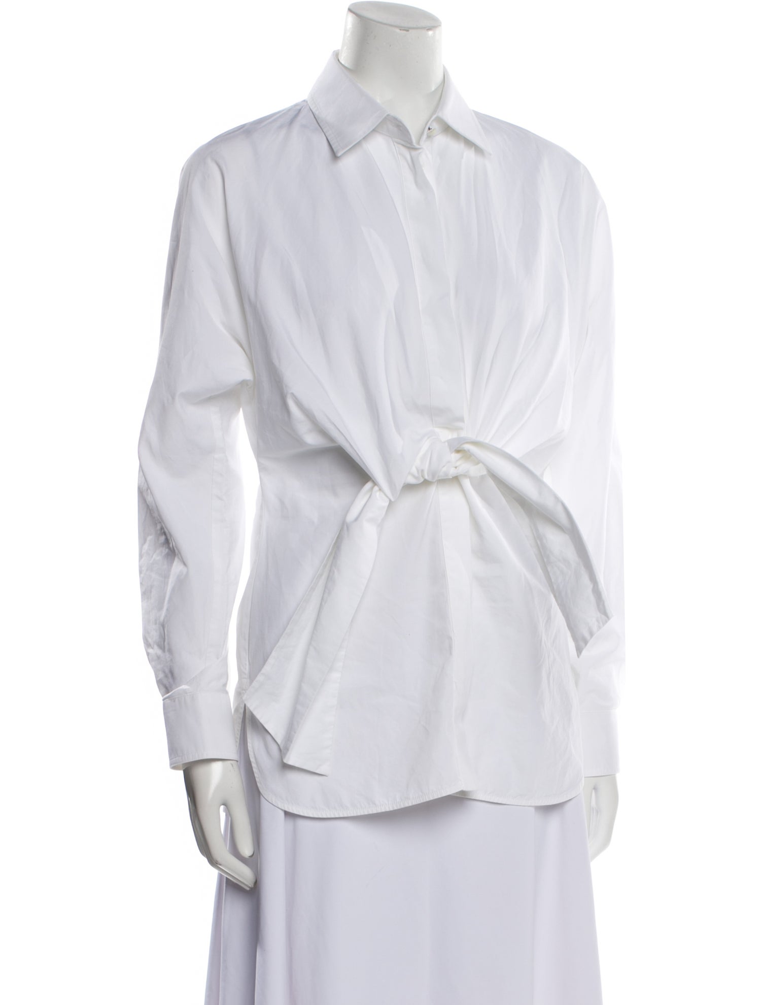 Max Mara Long Sleeve Button-Up Top