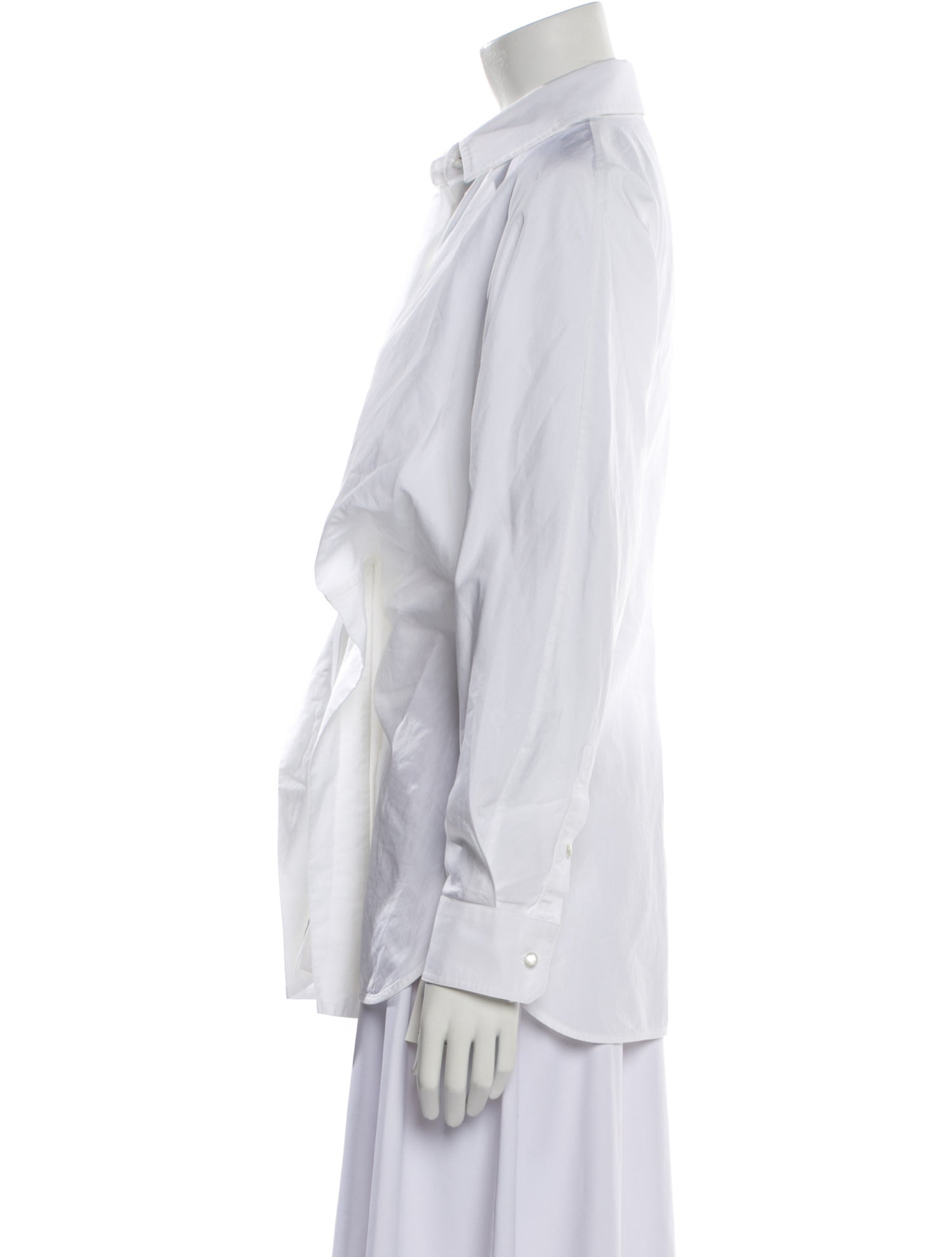 Max Mara Long Sleeve Button-Up Top