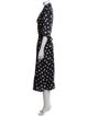 Max Mara Polka Dot Print Robe