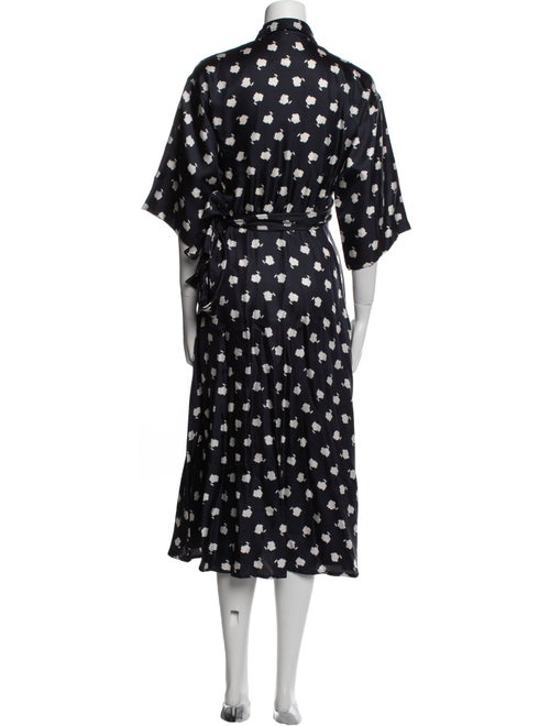 Max Mara Polka Dot Print Robe