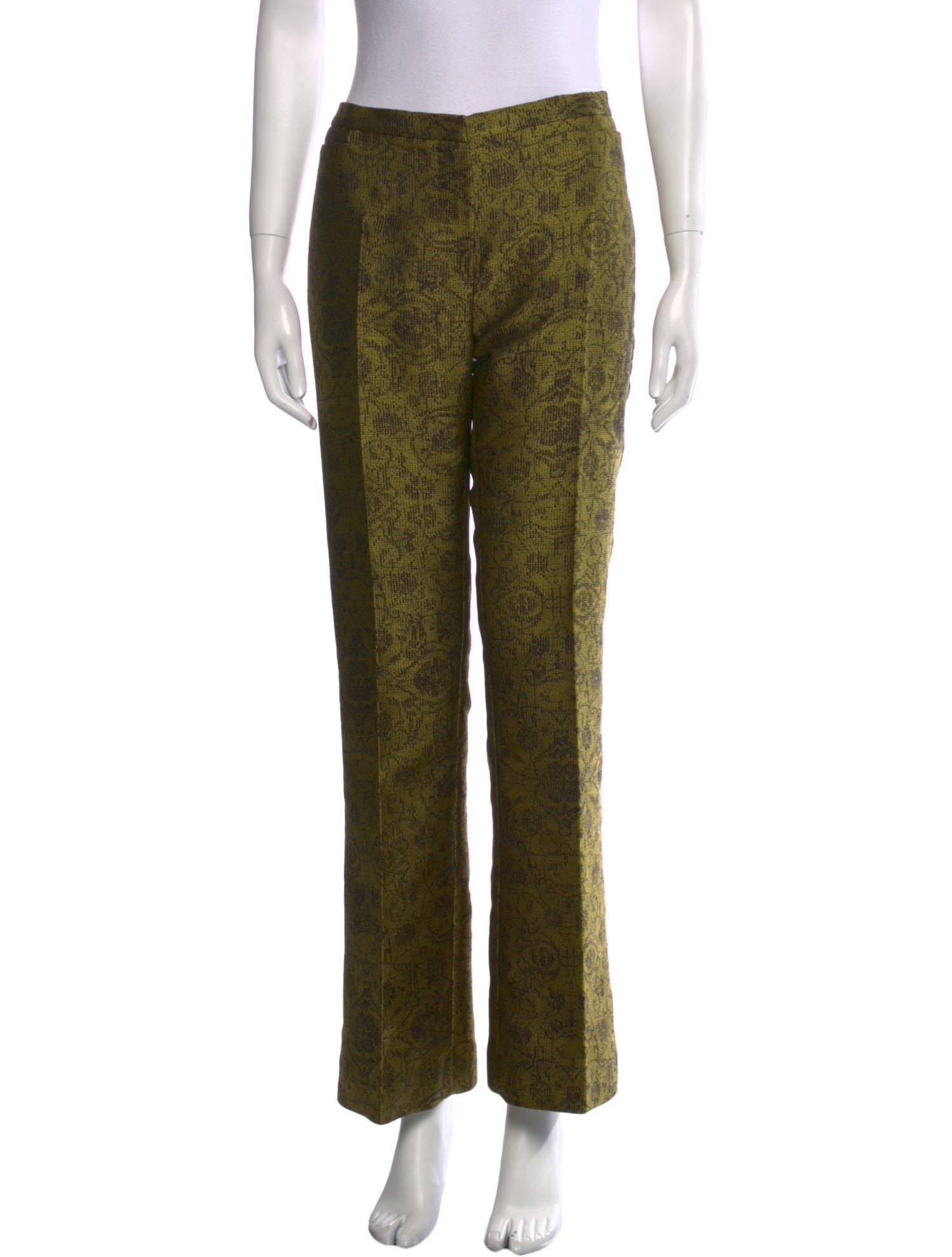 Max Mara Floral Print Wide Leg Pants