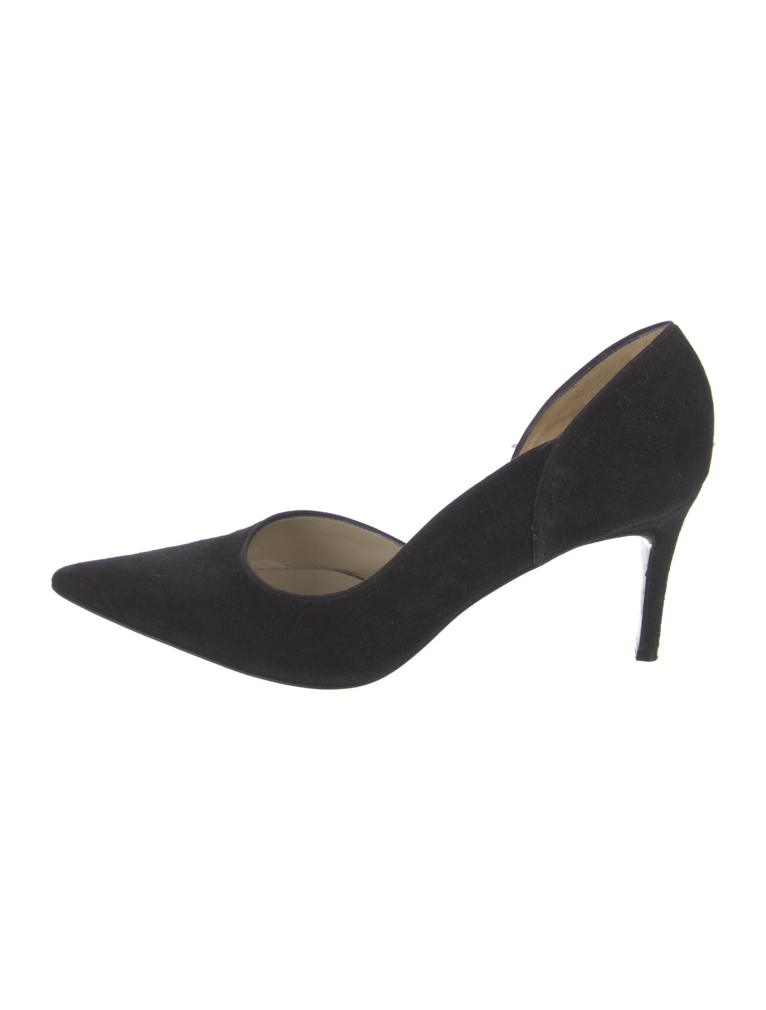 Max Mara Suede D'Orsay Pumps
