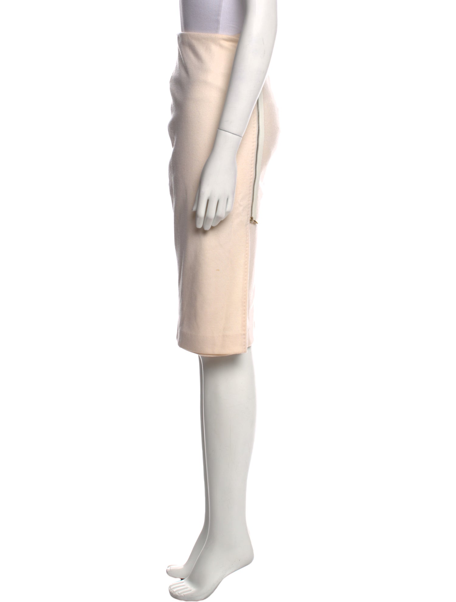 Max Mara Virgin Wool Knee-Length Skirt