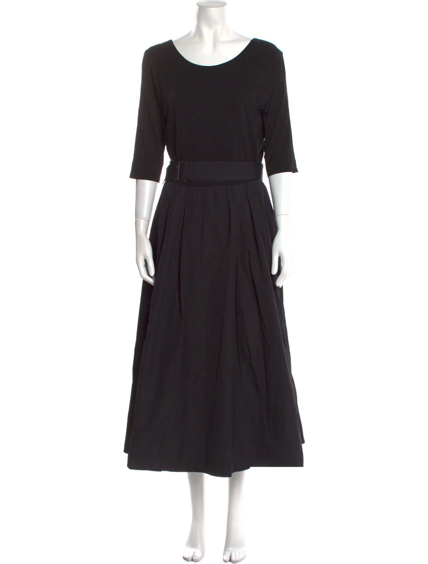 Max Mara Scoop Neck Long Dress